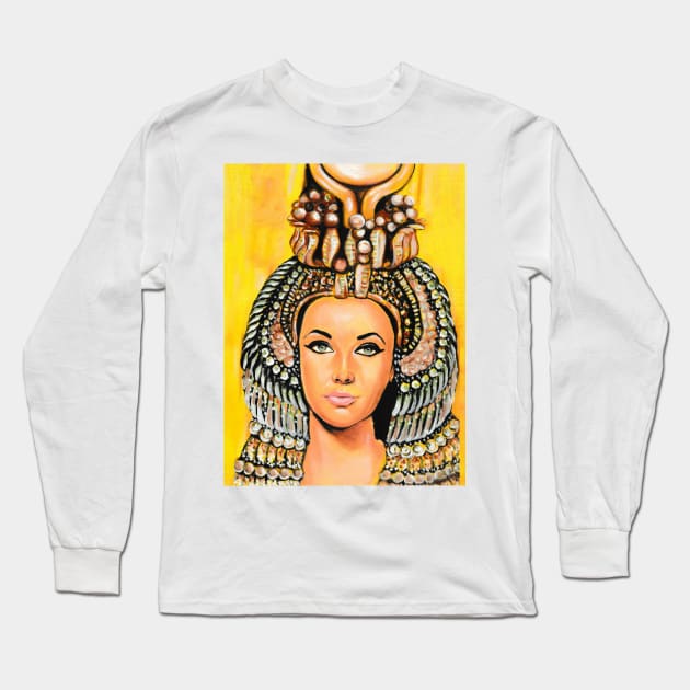 Cleopatra Long Sleeve T-Shirt by Svetlana Pelin